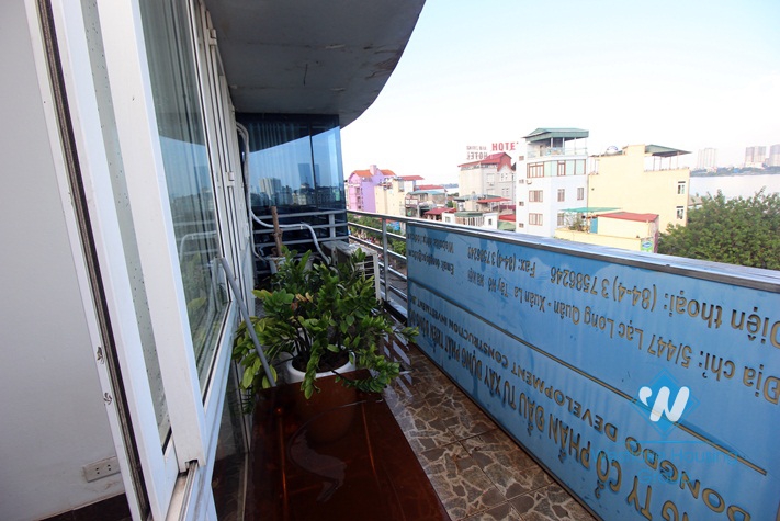 Office with nice view for lease in Lac Long Quan, Tay Ho